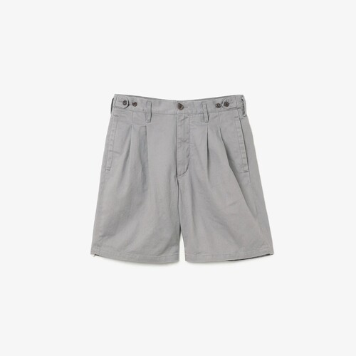 nonnative OFFICER CHINO SHORTS 26SS 军事风斜纹棉染色双褶短裤