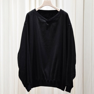 COMOLI Oxford Pullover 25SS 牛津布V领套头卫衣