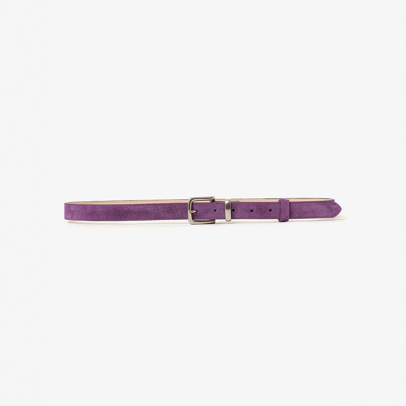 nonnative DWELLER BELT COW LEATHER 26SS 方形基础牛麂皮腰带