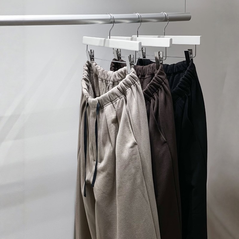 ANCELLM双褶宽松运动西裤卫裤