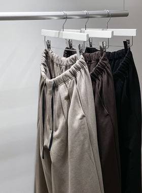 ANCELLM 2TUCK SWEAT PANTS 26SS 定番双褶宽松运动抽绳西裤卫裤