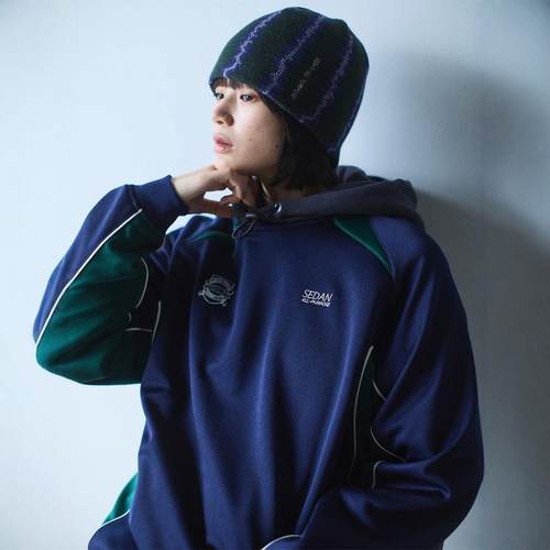 SEDANALLPURPOSE撞色运动卫衣