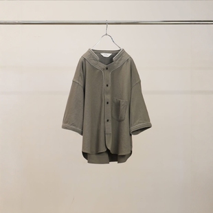 SLEEVE SHIRT 26SS ANCELLM 衬衫 SHORT 复古棒球短袖 BASEBALL