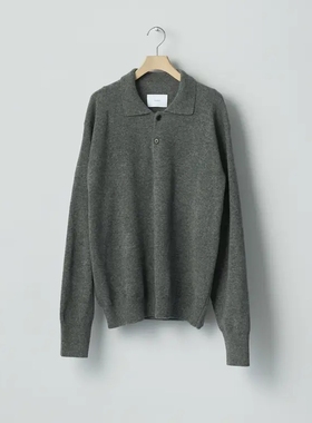 ssstein Extra Fine Wool Knit Polo LS26SS澳美羊毛针织长袖衬衫