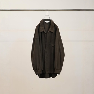 LONG SHIRT 衬衫 SILK 宽松长袖 NEP 织锦真丝长款 ANCELLM 26SS