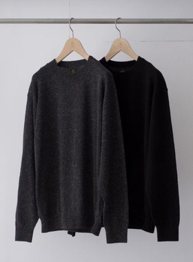 BATONER REVIVAL SILK CREW NECK 26SS 全真丝针织圆领长袖T恤