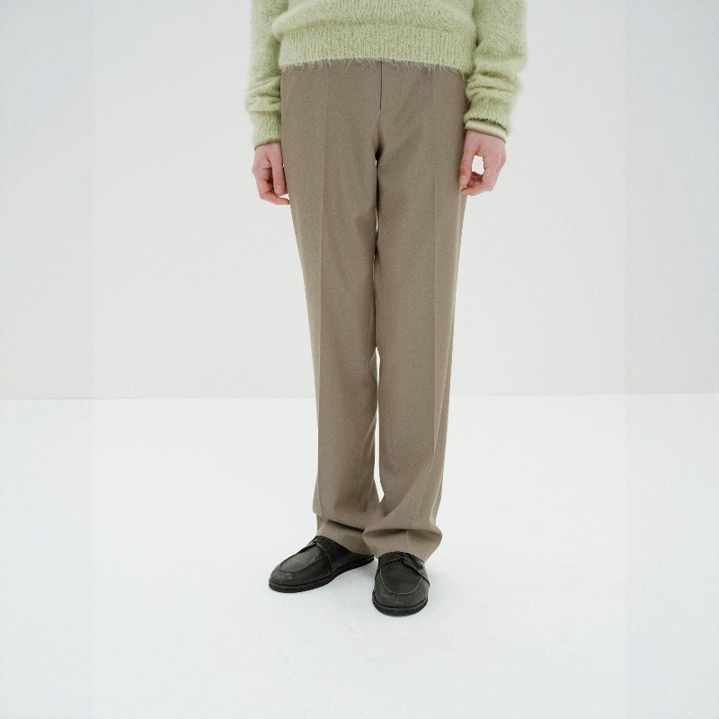 AURALEE极细羊毛华达呢西装裤