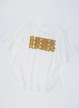 blurhmsROOTSTOCK × B&Y EUROBEAT TEE 25SS 联名印花短袖T恤