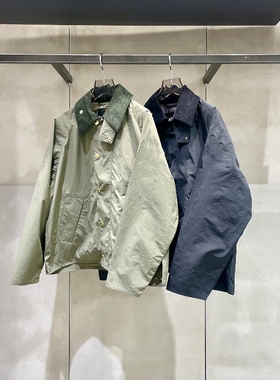BARBOUR × B&Y TRANSPORT JACKET 25SS 联名限定塔夫绸尼龙夹克