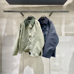 BARBOUR × B&Y TRANSPORT JACKET 25SS 联名限定塔夫绸尼龙夹克