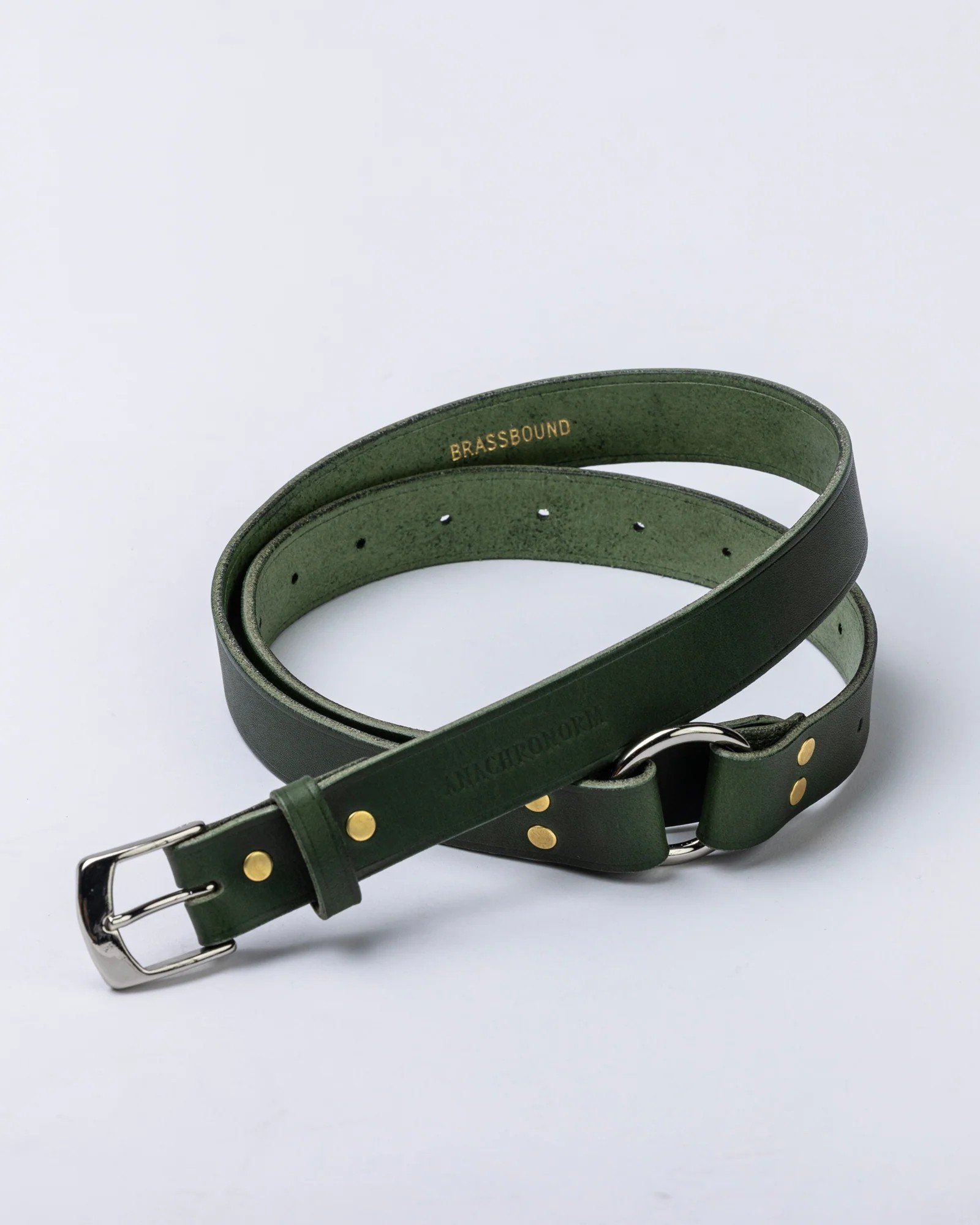 ANACHRONORM PINBUCKLE RING LEATHER BELT 24SS金属环扣牛皮腰带