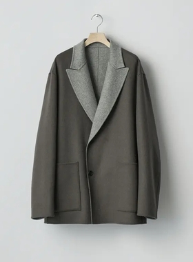 ssstein Cashmere Peak Lapel Jacket 25AW 羊毛双面剑领西装夹克