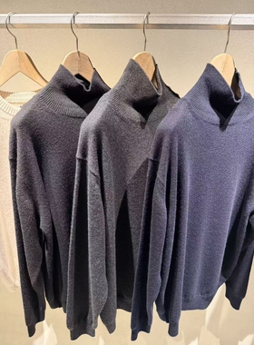 BATONER CASHMERE TURTLE NECK 26SS 羊绒宽松高领针织衫
