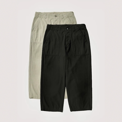 A.PRESSE复古做旧军事风工装长裤