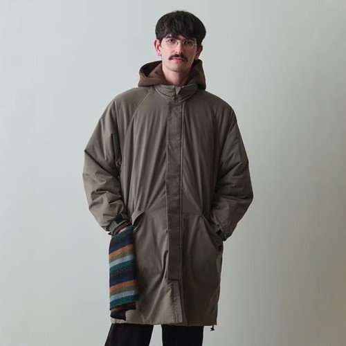 StevenAlan复古毛绒夹棉风衣