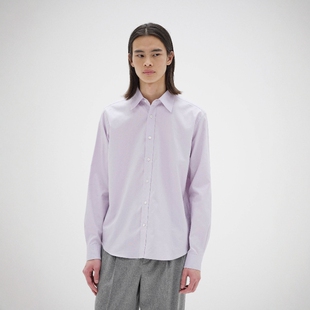 AURALEE FINX OX CHAMBRAY SHIRT 25AW 长绒棉青年布牛津长袖衬衫