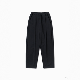 BATONER COTTON NYLON ONE TUCK EASY PANTS26SS棉尼混纺单褶西裤