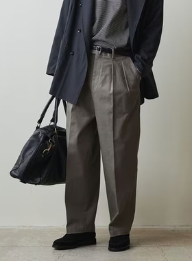 Steven Alan Pleats Dress Trousers 25SS 打褶宽松休闲西装裤