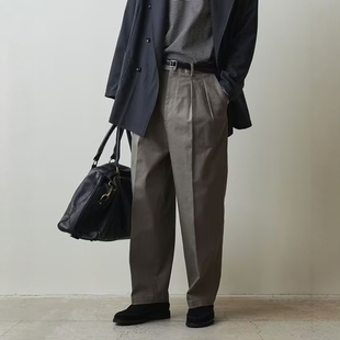 Dress Trousers 25SS Steven 裤 Pleats 打褶宽松休闲西装 Alan