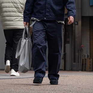 nanamica Wide Chino Pants 26SS 斜纹棉混纺包芯纱宽松锥形长裤