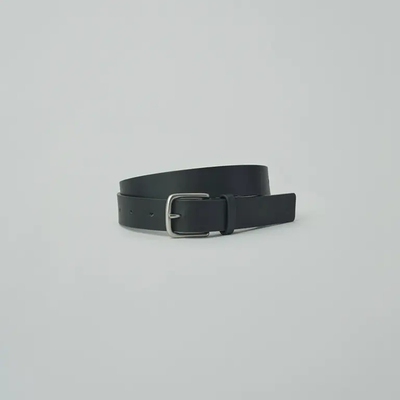 ssstein复古经典方扣牛皮腰带