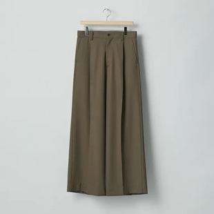 ssstein Extra Wide Trousers 2/90 WOOL 26SS羊毛华达呢宽松长裤