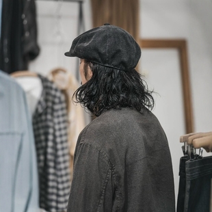T.T LOT.006 NEWSBOY CAP 25AW 1900S复古花呢报童帽