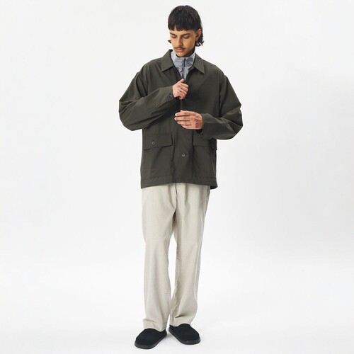 GOLDWIN羊毛纤维灯芯绒直筒长裤
