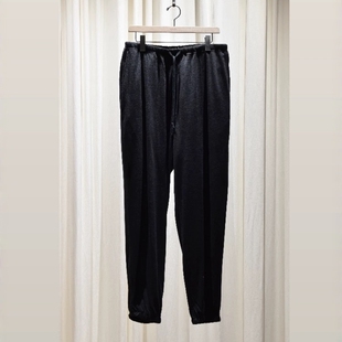 COMOLI Summer wool pant 25SS 夏季羊毛抽绳收脚休闲裤