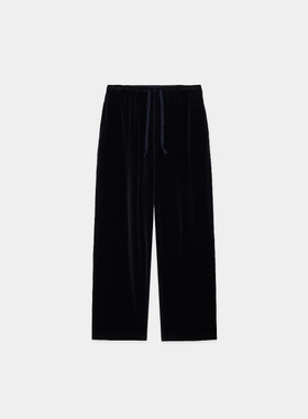 MARKA ORGANIC COTTON VELOUR TRUCK PANTS 24AW丝绒宽松运动长裤
