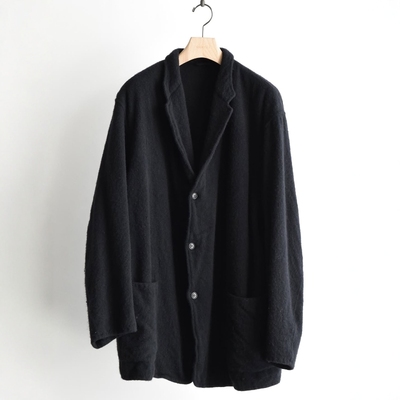 COMOLI缩绒羊毛口袋西装夹克