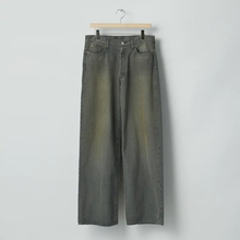 ssstein Loose Denim Jeans 26SS 定番石洗染色做旧直筒牛仔裤