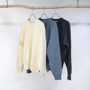 GAUGE SWEAT AURALEE 26SS HIGH 长绒棉运动圆领卫衣 ELASTIC