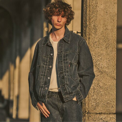 Levi’sEDIFICE灰色牛仔夹克