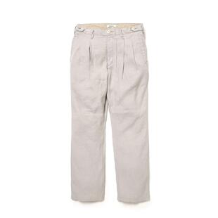 nonnative TROUSERS TWILL25SS斜纹布军事风双膝卡其休闲裤 CHINO