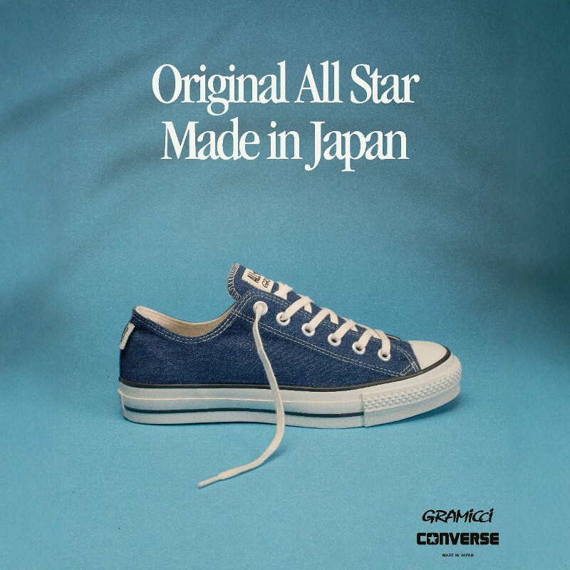 GRAMICCI × CONVERSE ALL STAR J OX 26SS 联名低帮牛仔帆布鞋