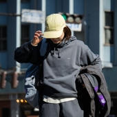 Field Hoodie 26SS TNF 北面紫标美棉混纺COOLMAX宽松刺绣帽衫