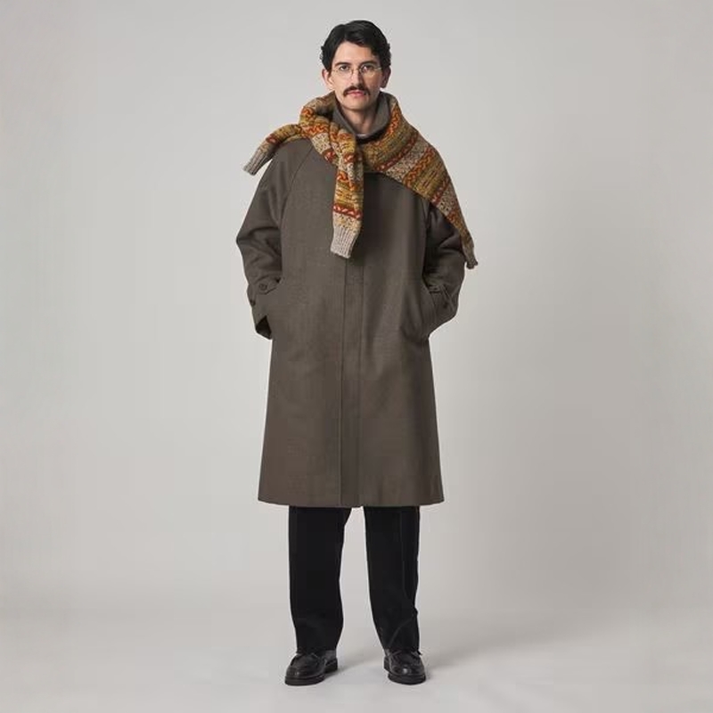 Steven Alan Balmacaan Coat 25AW 克什米尔羊绒宽松巴尔马肯风衣