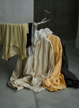 MAATEE&SONS LINEN MOLESKIN P/O SHIRT 26SS 亚麻鼹鼠皮套头衬衫