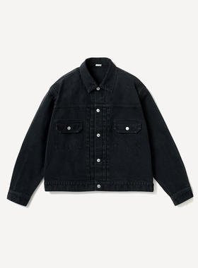 A.PRESSE 2nd Type Black Denim Jacket 26SS 黑色染色牛仔夹克