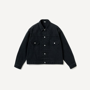 Black Type Denim Jacket 黑色染色牛仔夹克 A.PRESSE 26SS 2nd