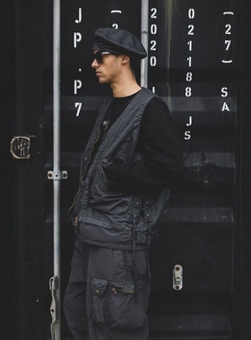 dip × BEAMS PLUS Military Laceup Vest25SS联名染色军事风马甲