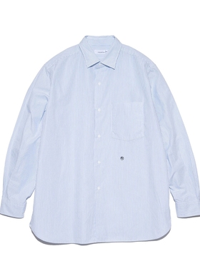 nanamica Regular Collar Stripe Wind Shirt 25SS 日产条纹衬衫
