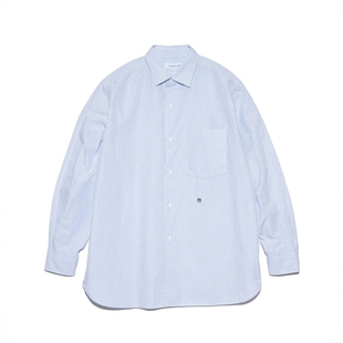 Stripe Wind Shirt nanamica 日产条纹衬衫 Collar 25SS Regular