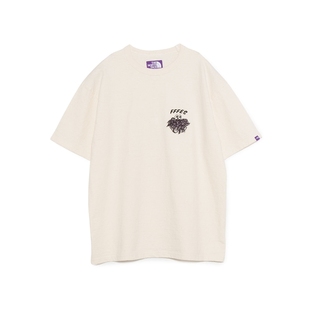 TNF FFFES Graphic Tee 25AW 北面紫标再生棉艺术家刺绣短袖T恤