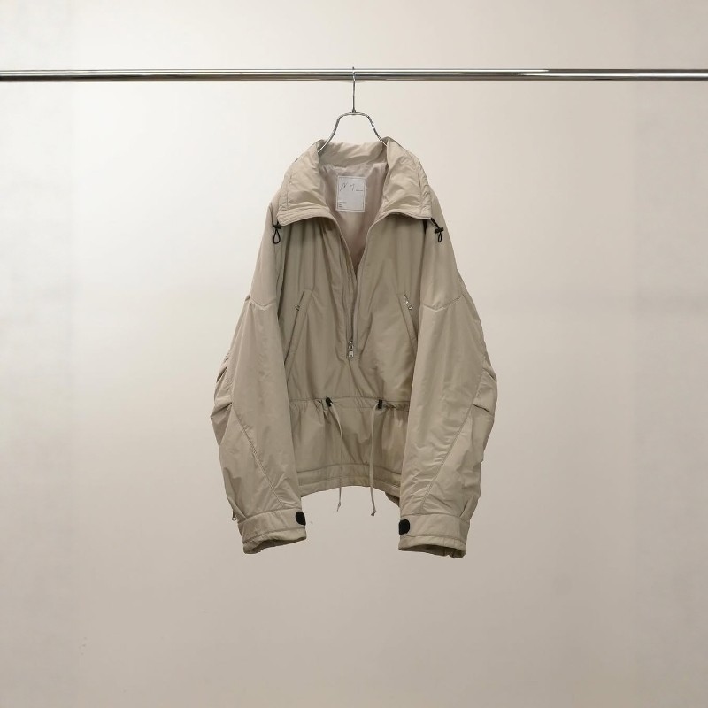 ANCELLM复古半拉链套头棉服夹克
