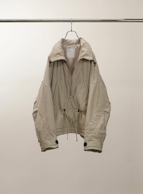 ANCELLM PADDING PULLOVER JACKET 25AW 复古半拉链套头棉服夹克