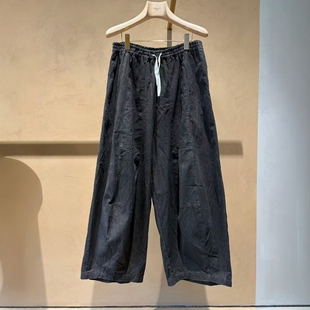 NEEDLES x STUDIOUS H.D PANTS 26SS 限定棉麻混纺水洗宽松气球裤