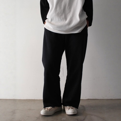 BOWWOW做旧染色宽松水洗运动卫裤