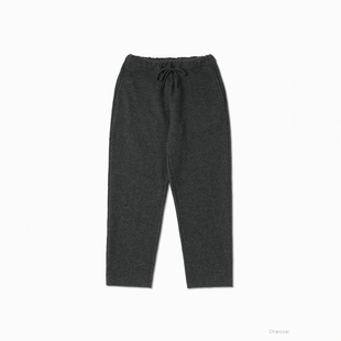WOOL 极细澳洲羊毛轻量宽松抽绳长裤 SHUKUJU 25AW PANTS BATONER